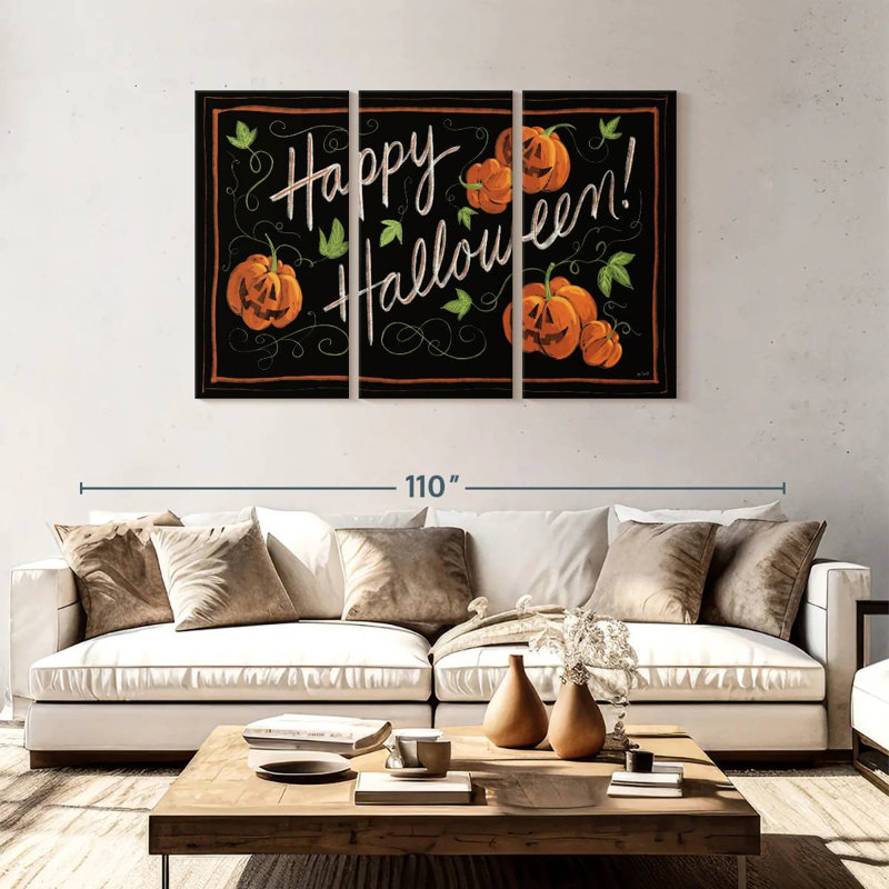 Jack O Lantern de Lelend Happy Halloween, H 48 po x l 74 po