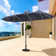 Jacobo 156'' x 78''Rectangular Lighted Market Umbrella with  16 Color Changing Light