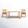 Melrose Rectangular 4 - Person 70.8" Long Teak Dining Set with Cushions