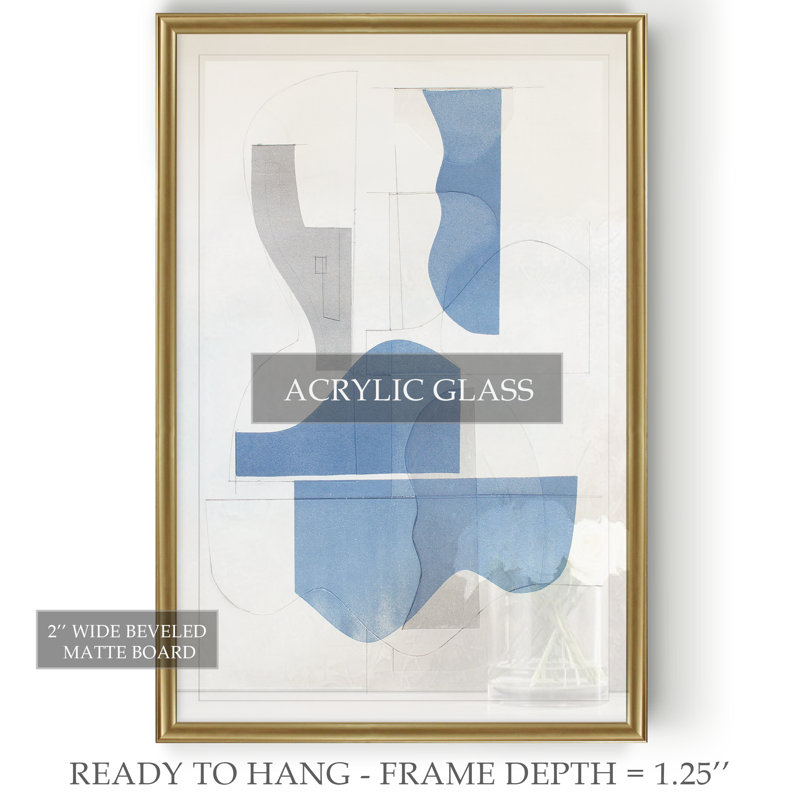 «Pottery Forms II», reproduction sur toile, H 22,5 po x l 30,5 po x P 1,5 po, Cadre doré