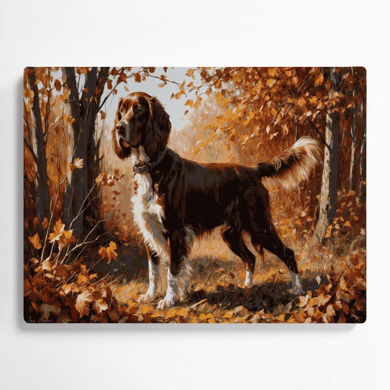 «Dogs Irish Setter», art mural en métal noir, H 20 po x l 24 po