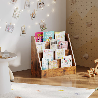 Bibliothèque avec 4 tablettes et 4 tablettes