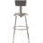Backed Adjustable Height Ergonomic Lab Stool-58829977-58829981