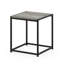 Industrial Style Side Table with Metal Frame-338908463
