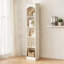 Étagère cubique en panneaux de particules avec système anti-basculement, hauteur 180 cm (70,9 po), design étroit