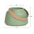 Lido 3.5" Modern Ceramic Sage Green Table Vase with Strap Handle-556803423-556803419