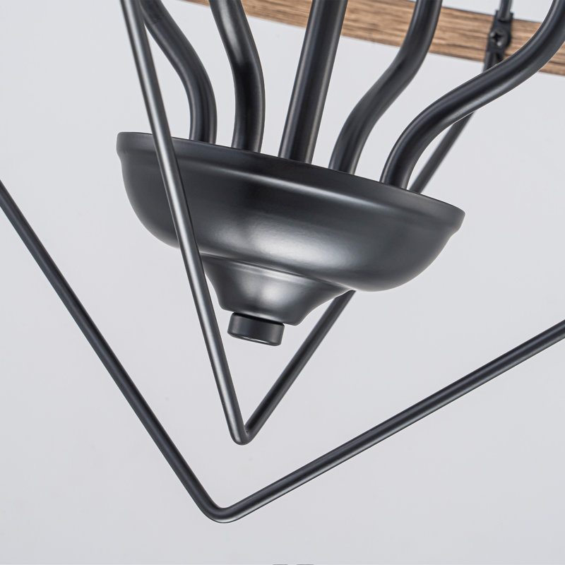 4-light Farmhouse Lantern Pendant