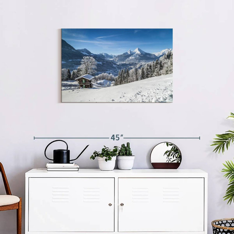 Alvord Winter dans les Alpes bavaroises, H 20 po x l 30 po