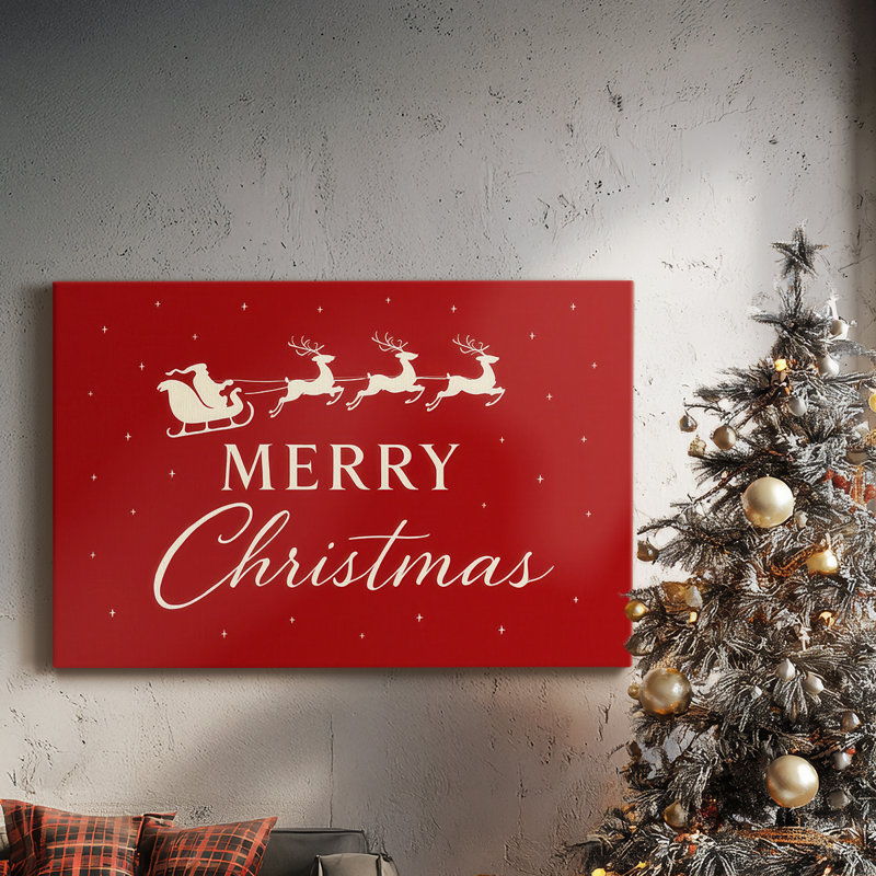 Fireside Carols Carol-Premium, toile tendue avec châssis, H 12 po x l 18 po