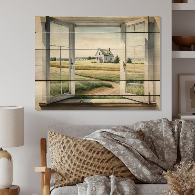 Window To Landscape Views II " Window To Landscape Views II ", 12" H x 20" W x 1" D