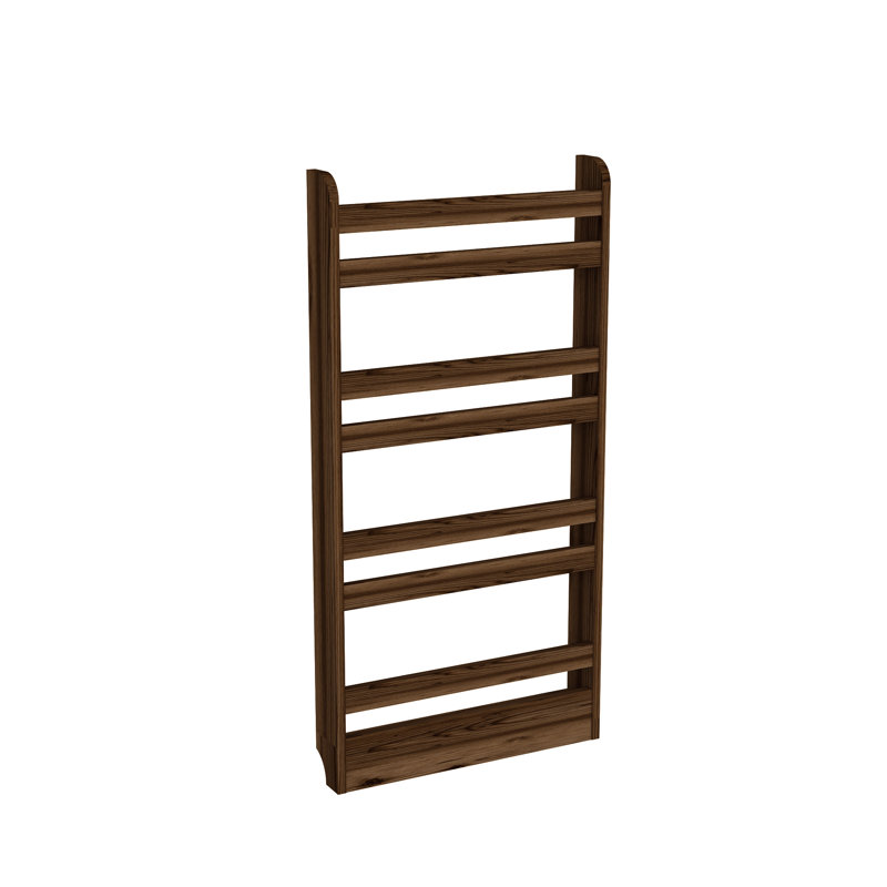Wall Spice Rack, Light Walnut