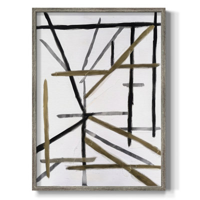 Edifice I Framed Print - Solid Wood
