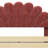 Upholstered Platform Bed with Flower Pattern Velvet Headboard-875723956-875723962