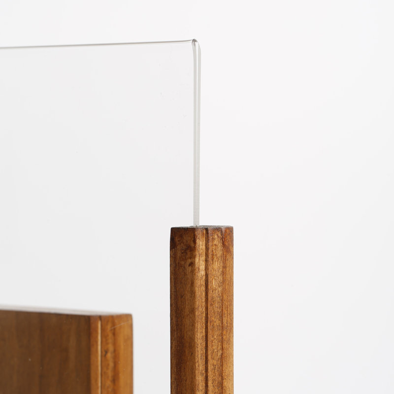Displays Classic Desktop Menu Holder, Dark Wood, 8.5" x 11"