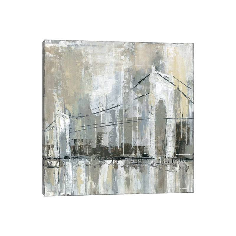 Midtown Bridge I by Carol Robinson - Print on Canvas, Wrapped Canvas, 30.48 cm H x 30.48 cm W