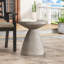 Table d'appoint d'extérieur en béton léger-130203254