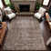 Premium Machine Washable Larock AMF1228 Global Rug