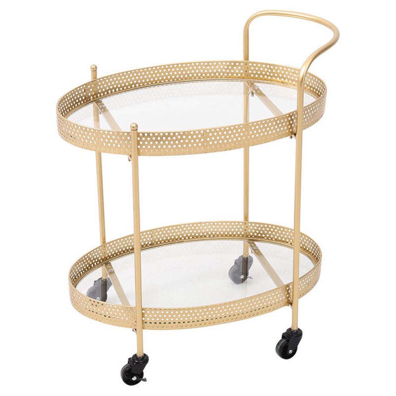 Acton Bar Cart, Gold