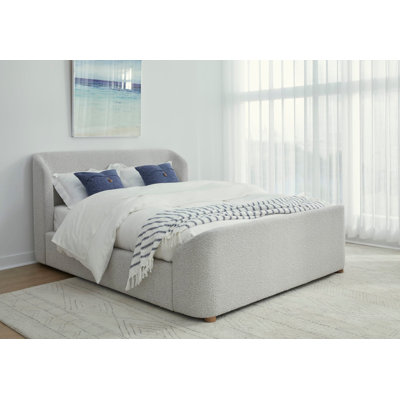Lit plateforme tapissier Kris