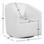 Briles Boucle Cotton Swivel Barrel Chair-1428273413
