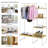  Kayson 39'' Steel, Particleboard Clothing Rack