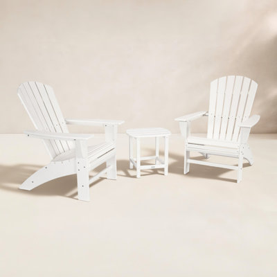 POLYWOOD® Nautical 2-Person Patio Seating Group