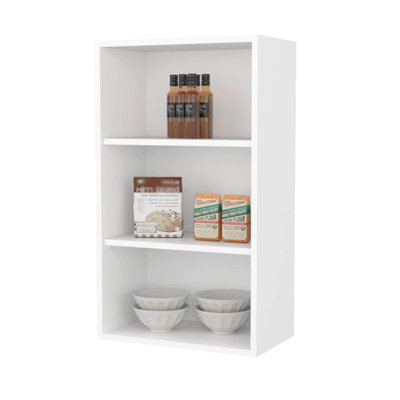 Wall Cabinet With Open Storage