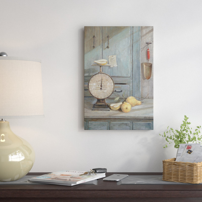 «Gram's Recipe», reproduction d'art sur toile, H 60 po x l 40po x P 1,5 po, Toile avec cadre noir, Blanc