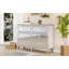 Commode décorative 56,1 po Kandiyohi, commode à miroir, armoire de rangement avec 6 tiroirs
