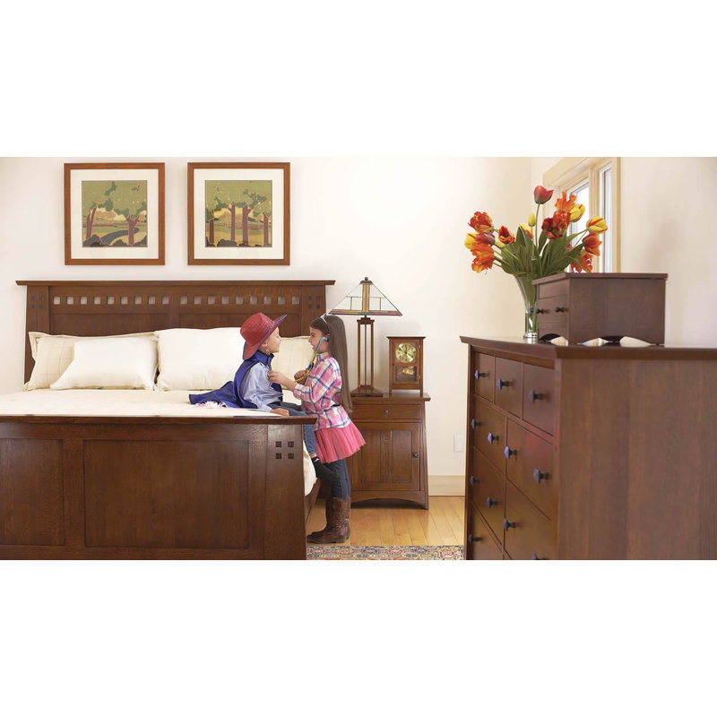 Highlands Solid Wood Low Profile Standard Bed, King, Centennial