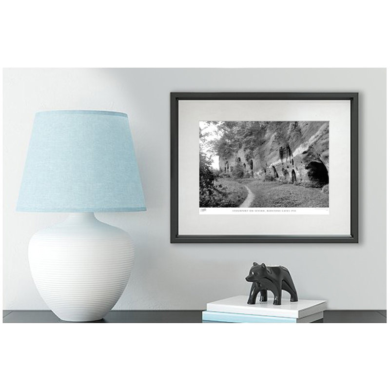 Stourport-on-Severn, Redstone Caves 1931 by Francis Frith - Single Picture Frame Print, 60cm H x 80cm W x 2.3cm D