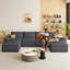 Canapé modulaire Boneless 141 po Cloud-678566018