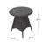 2 - Person Wicker Patio Dining Set with Round Table