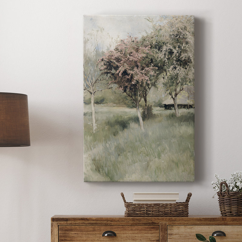Imprimé floral rétro LXVI - galerie sur mesure Cavas, H 18 po x l 12 po