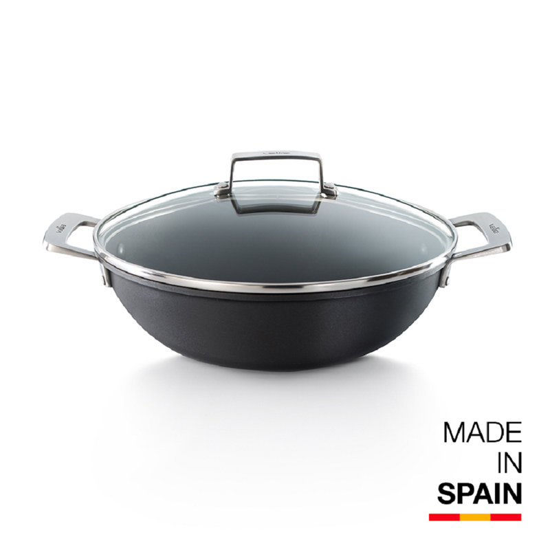 Valira 3.5L Non-Stick Aluminum Round Braiser with Lid