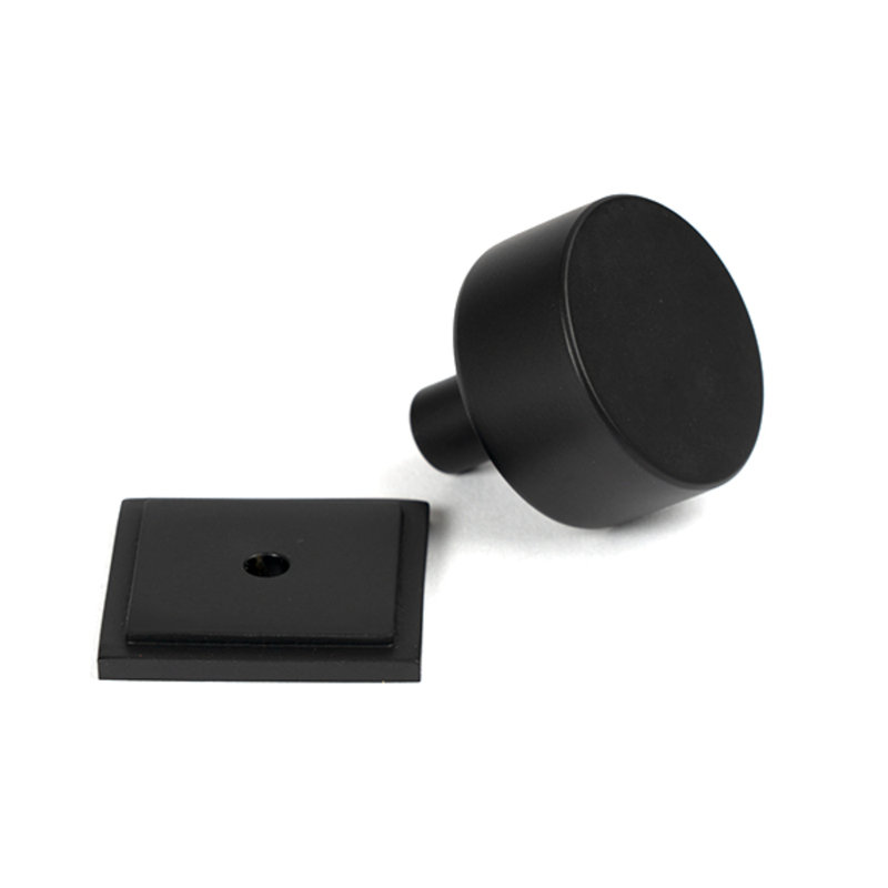 320mm Square Knob, Matt Black