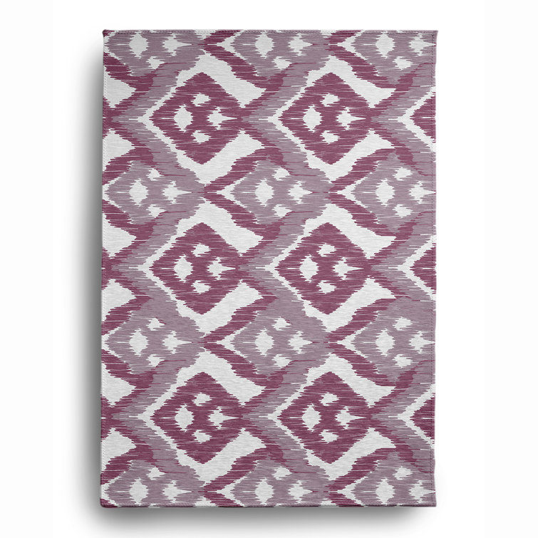 Chenille Ikat Indoor Rug