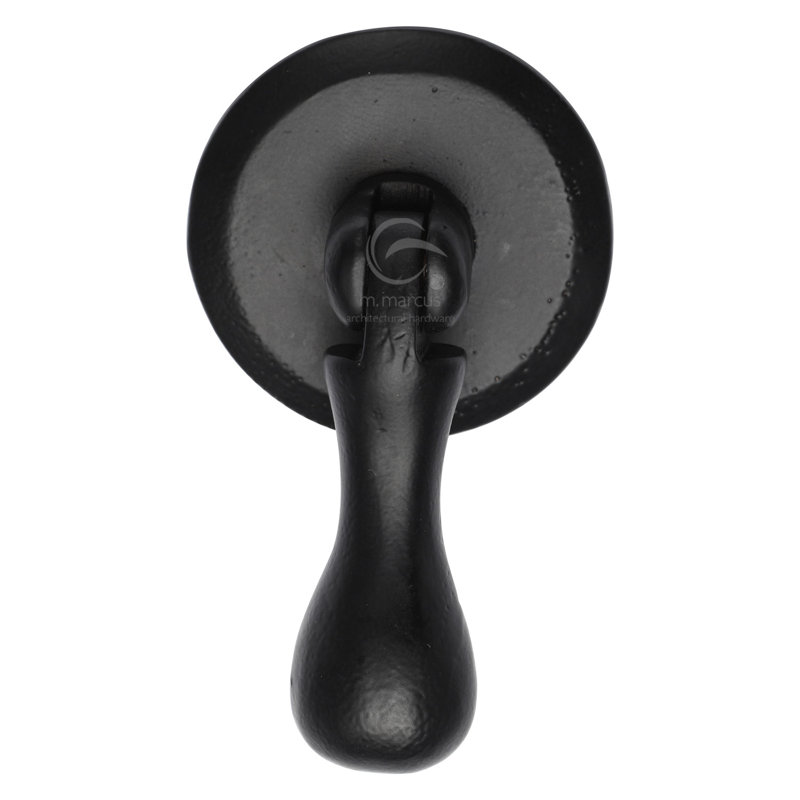 Heritage Brass Cabinet Drop Pull On Round Plate