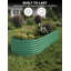 Ensemble de 2 lits de jardin surélevés galvanisés - boîte à fleurs 4 x 2 x 2 pi pour légumes, fleurs, boîte de jardin résistante à la rouille, lits surélevés faciles à assembler, jardinières durables pour plantes d'extérieur, vert-1224643146-1224643151