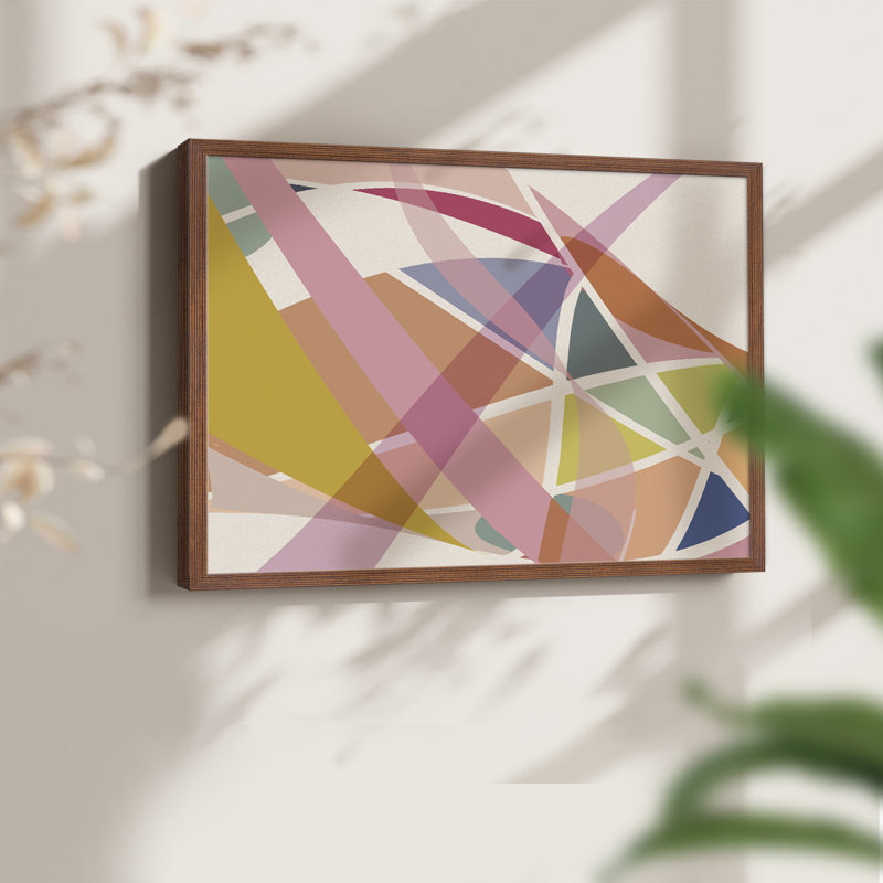 Pensées d'Herbin I - impression encadrée - réversible, Noyer, H 11 po x l 14 po