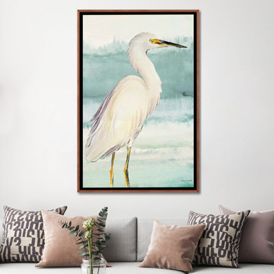 «Heron on Seaglass II» par Lanie Loreth - reproduction d'art