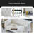 Ozelia 58 " Velvet Sofa-1865117770