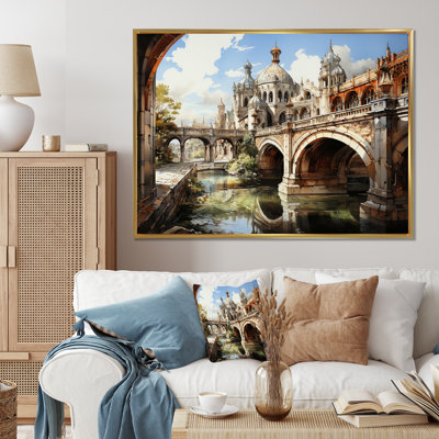 " Beige Bridge Architectural Marvel "