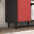 Modern Sideboard Buffet Cabinet With Unique Panel Styling, 2 Drawers, And 2 Open Compartments For Kitchen And Dining Room-361189221