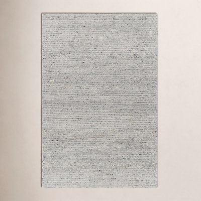 Joly Hand-Woven Gray Striped Rug