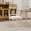 Chaise rembourrée en bois massif de 20,05 po de largeur