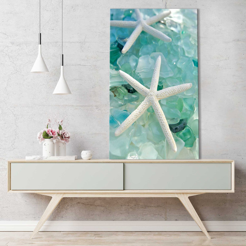 Seaglass 1 by - Peinture, Toile tendue, H 40 po x l 24 po, Sans cadre