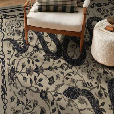 Tapis moelleux antidérapant pour salon Palos