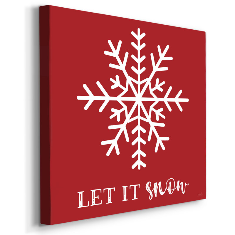 " Let It Snow ", 10" H x 10" W x 1.5" D