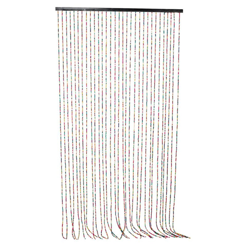 Tamalenus Beaded Semi Sheer Single Curtain Panel